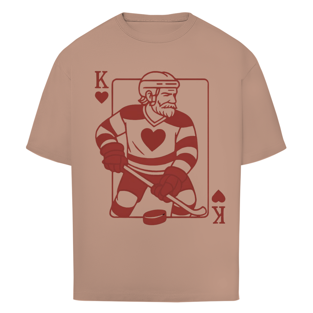 Oversize T-Shirt HOCKEY HERZKÖNIG