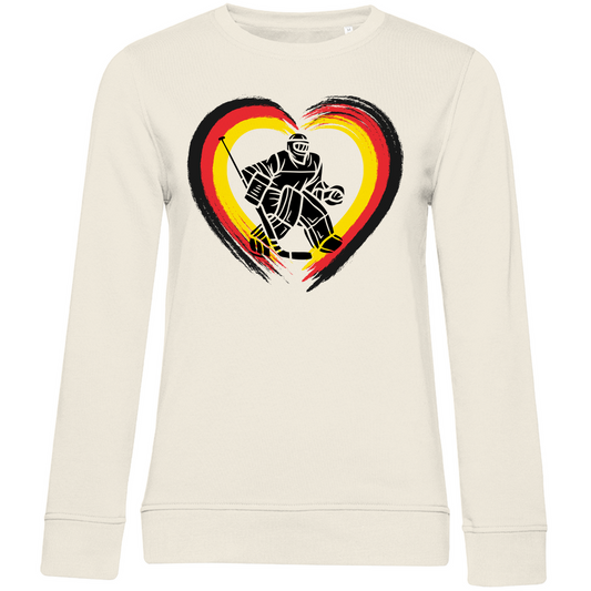 Ladies Sweatshirt HEART GERMANY GOALIE