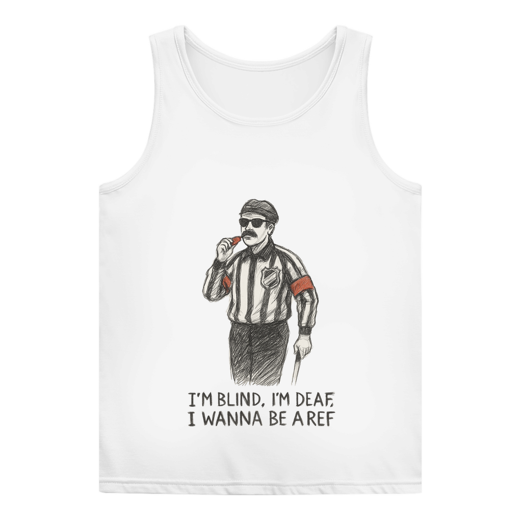Ladies Tank Top WANNA BE A REF