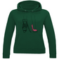 Ladies Hoodie SKATES & HEELS