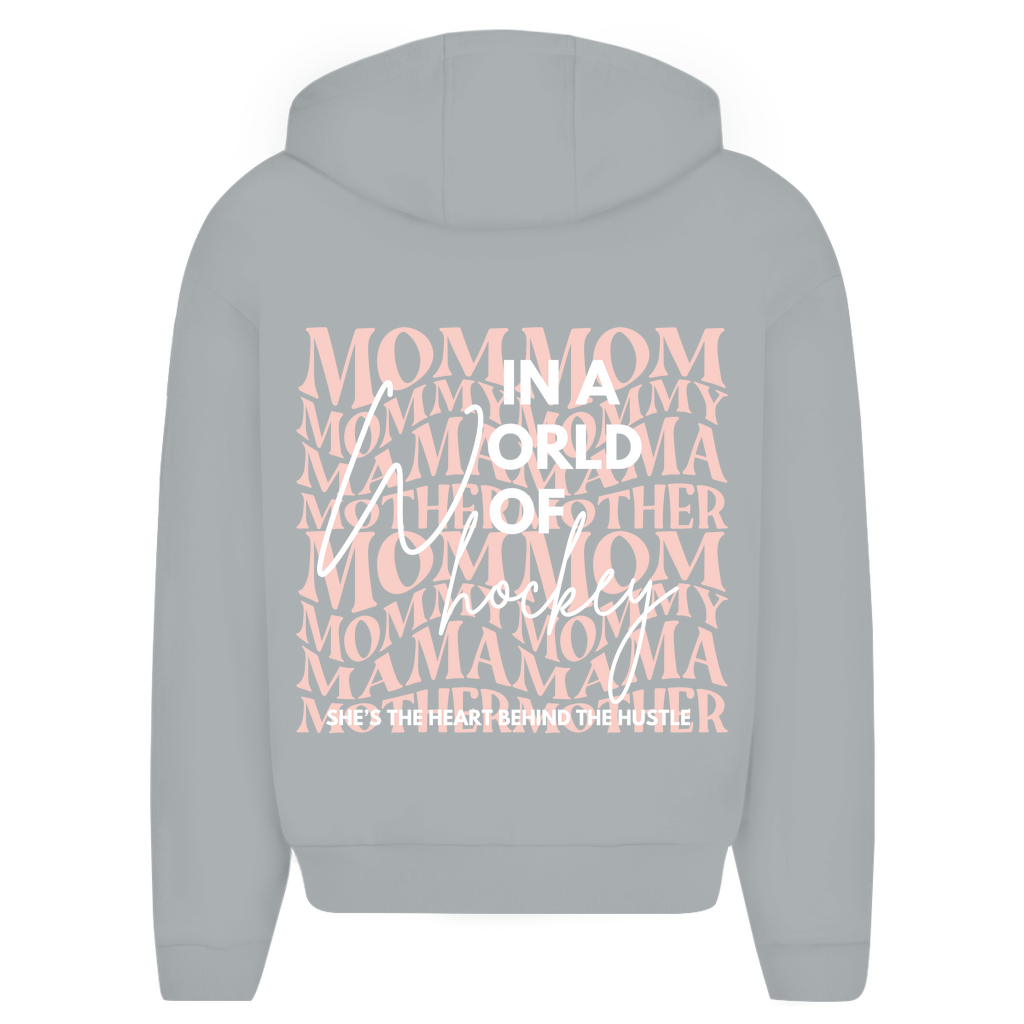Oversize Zipper WORLD OF HOCKEY - MOM (back)
