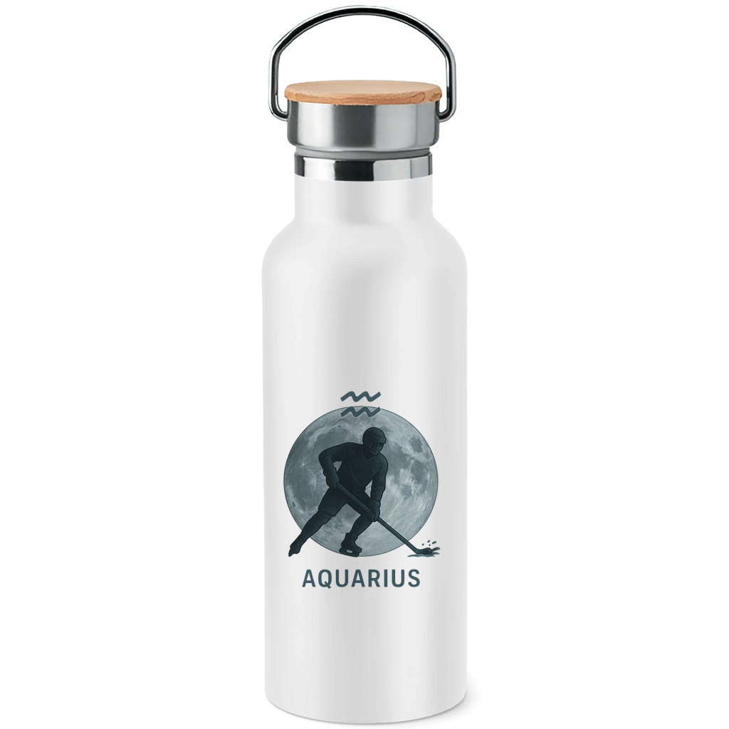 Edelstahl-Trinkflasche STERNZEICHEN AQUARIUS / WASSERMANN