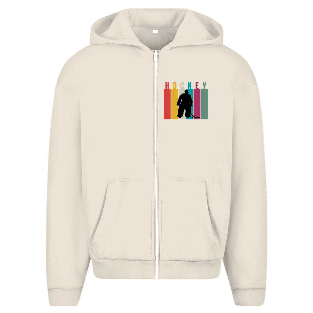 Oversize Zipper COLOURFUL HOCKEY GOALIE