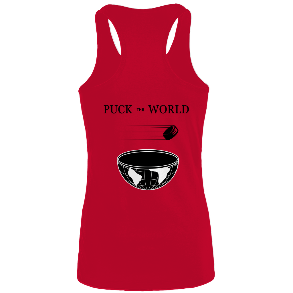 Ladies Tank Top PUCK THE WORLD (front&back)