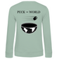 Ladies Sweatshirt PUCK THE WORLD (front&back)