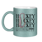 Glitzertasse HOCKEY MODERN
