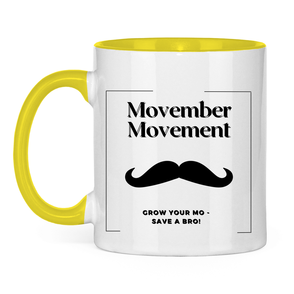 Tasse zweifarbig MOVEMBER MOVEMENT