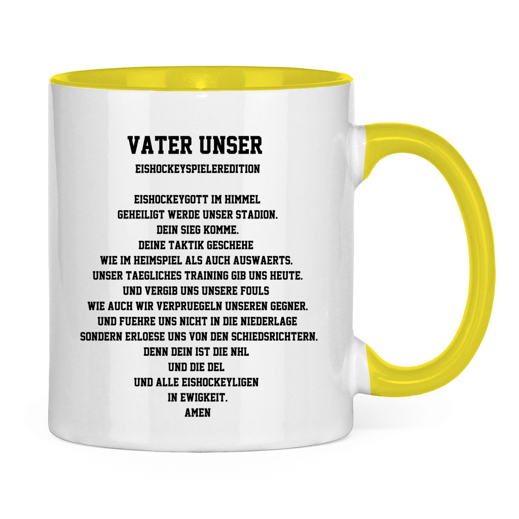 Tasse zweifarbig VATER UNSER SPIELER