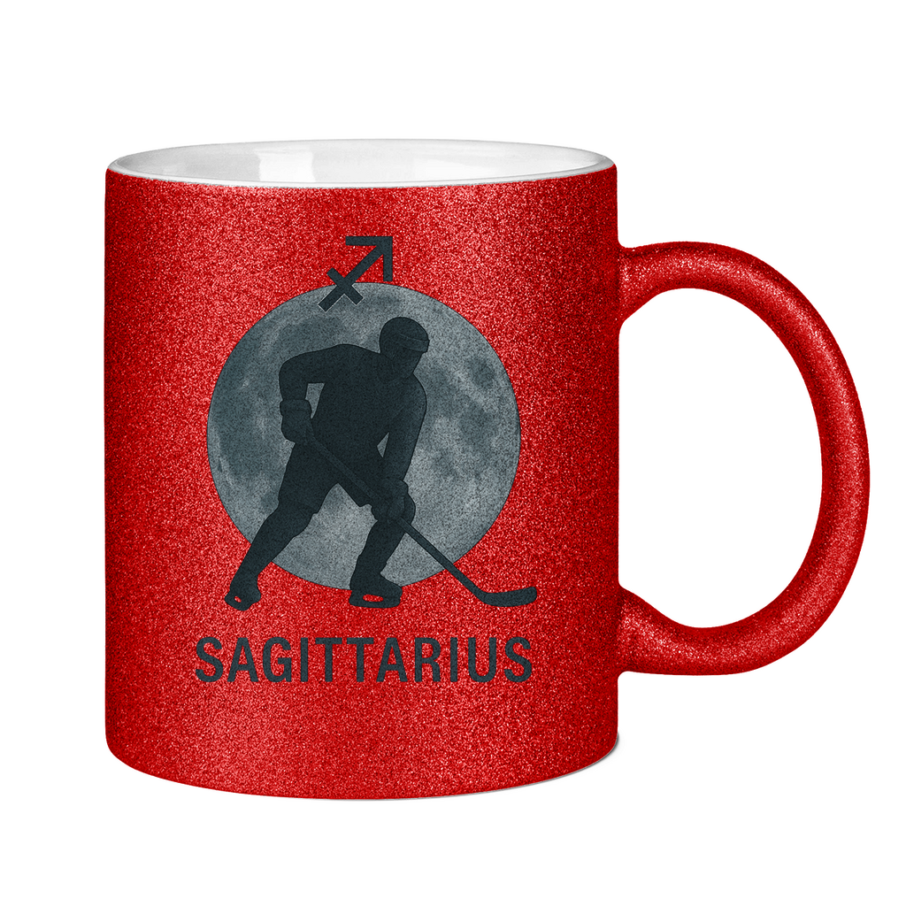 Glitzertasse STERNZEICHEN SAGITTARIUS / SCHÜTZE