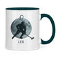 Tasse zweifarbig STERNZEICHEN LEO / LÖWE