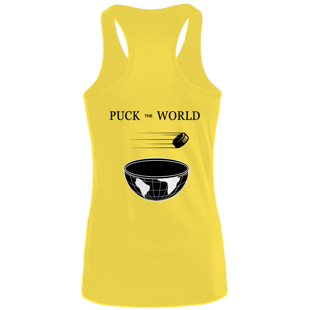 Ladies Tank Top PUCK THE WORLD (front&back)