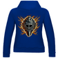Ladies Hoodie BURNING MASK (back)