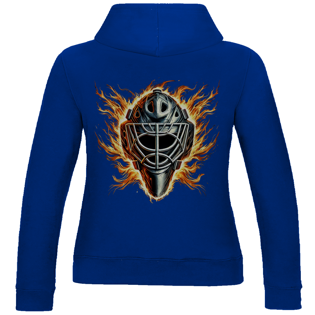 Ladies Hoodie BURNING MASK (back)