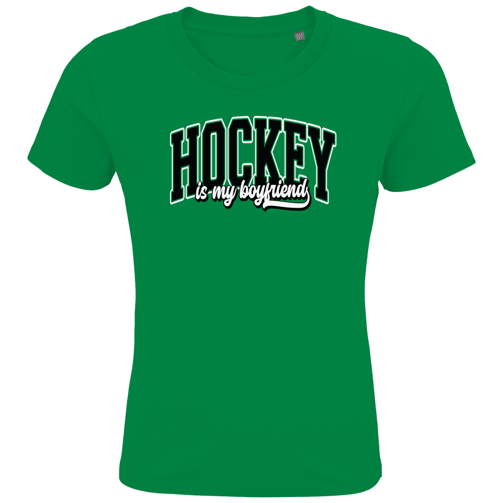 Kids T-Shirt HOCKEY IS MY BOYFRIEND