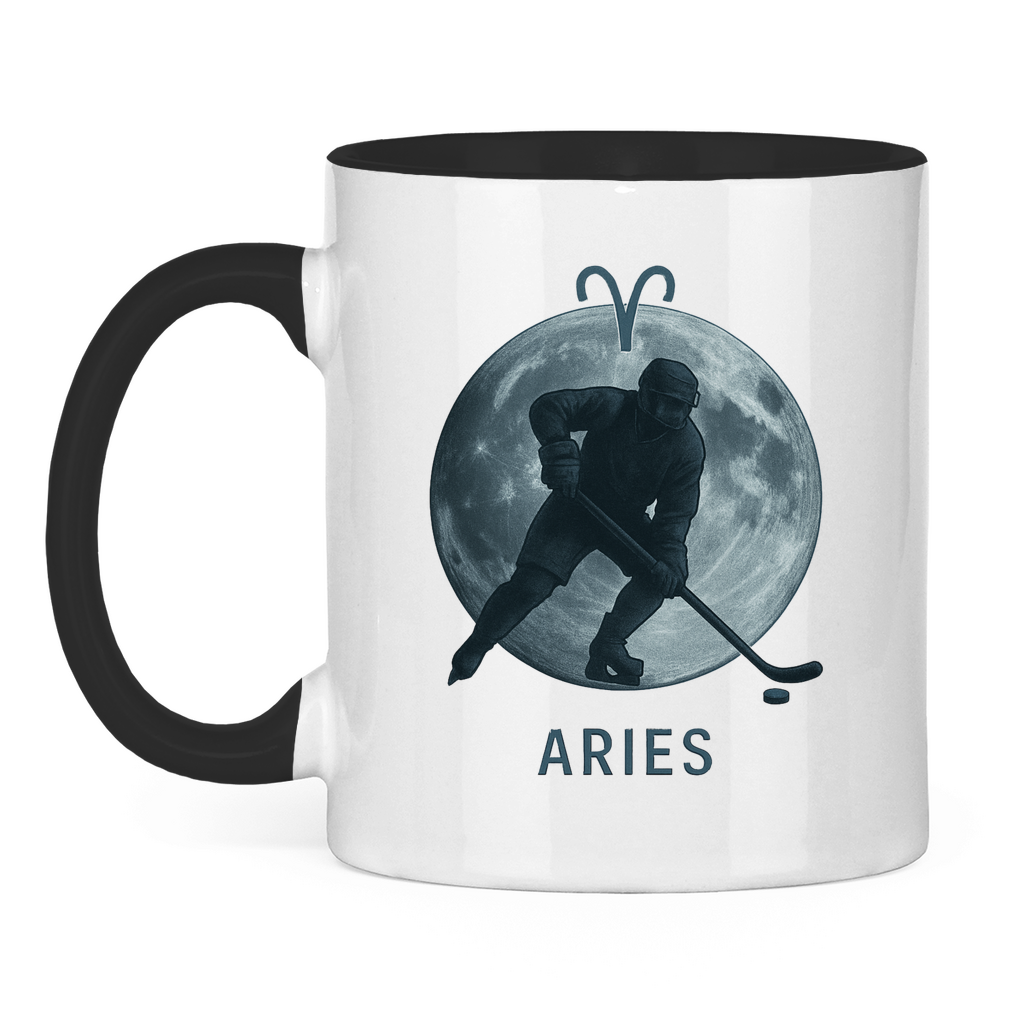 Tasse zweifarbig STERNZEICHEN ARIES / WIDDER
