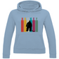 Ladies Hoodie COLOURFUL HOCKEY GOALIE