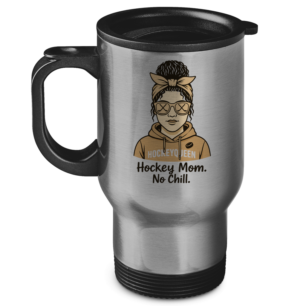Edelstahl-Thermobecher HOCKEY MOM - NO CHILL