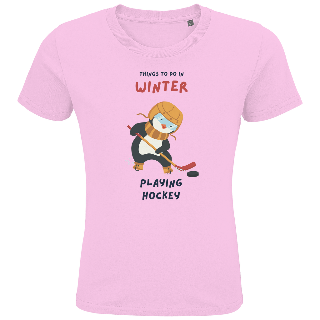 Kids T-Shirt PINGU HOCKEY