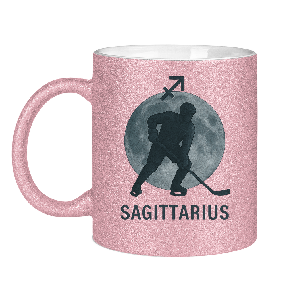 Glitzertasse STERNZEICHEN SAGITTARIUS / SCHÜTZE