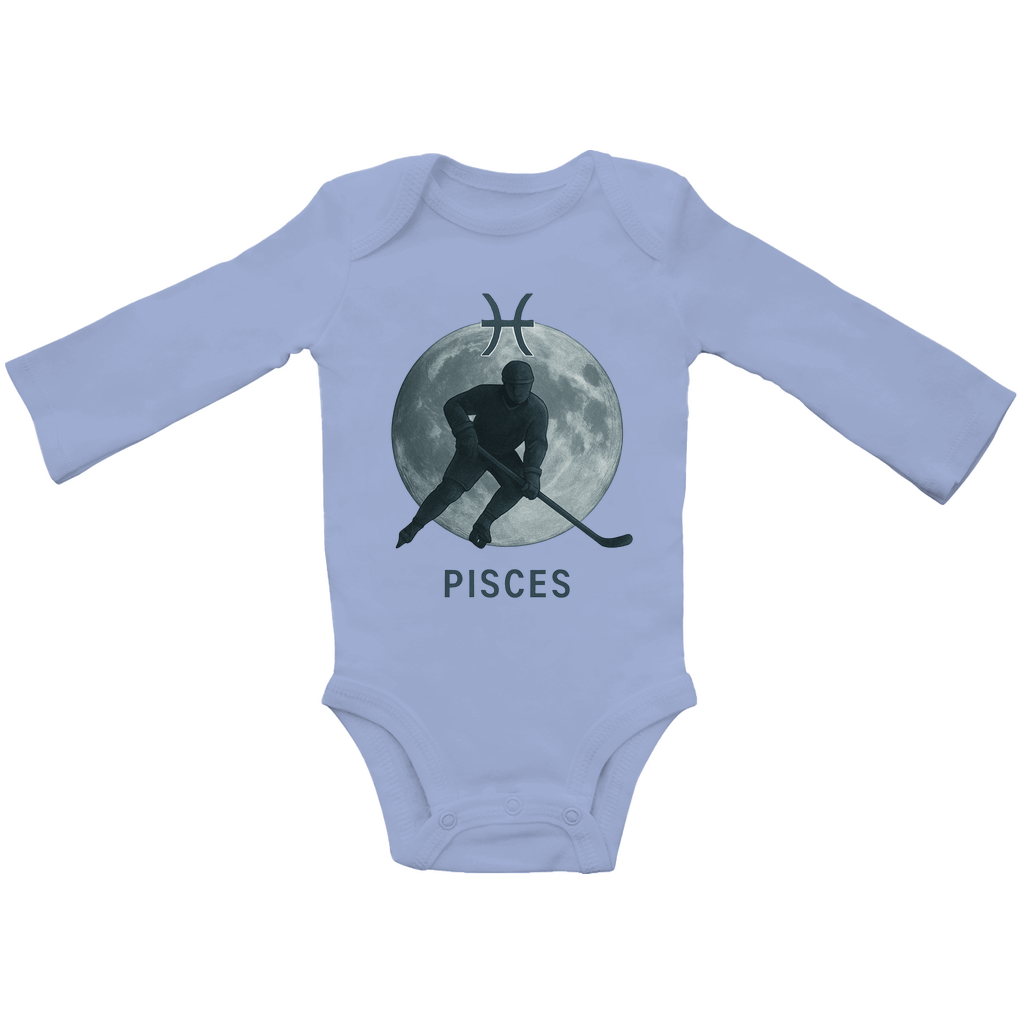 Babybody Langarm STERNZEICHEN PISCES / FISCH