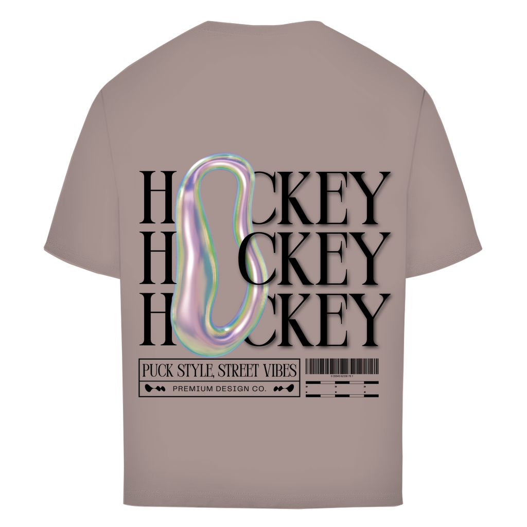 Oversize T-Shirt HOCKEY MODERN (back)