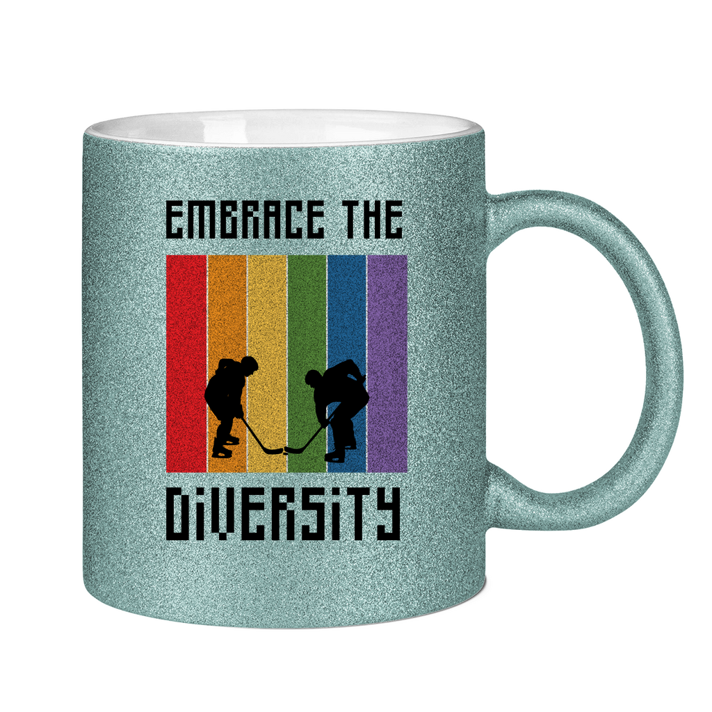 Glitzertasse EMBRACE THE DIVERSITY