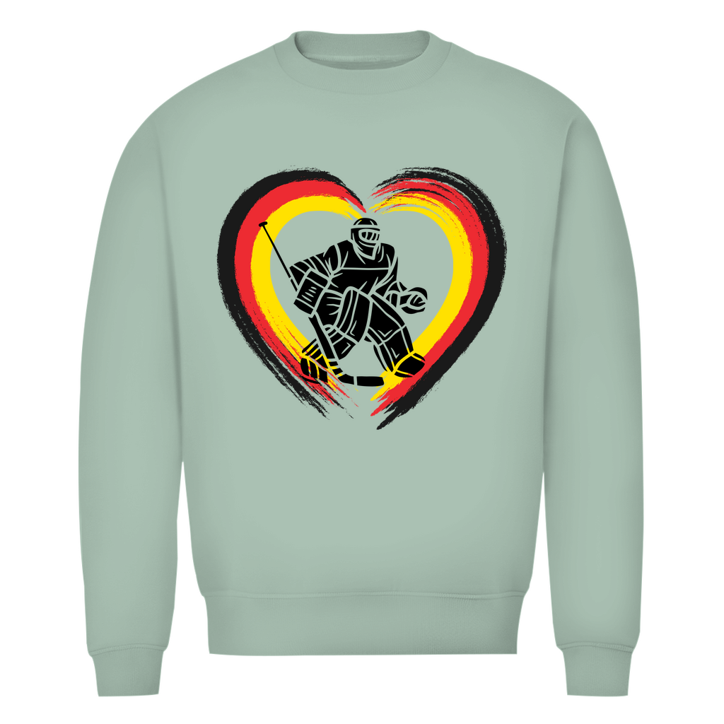 Unisex Sweatshirt HEART GERMANY GOALIE