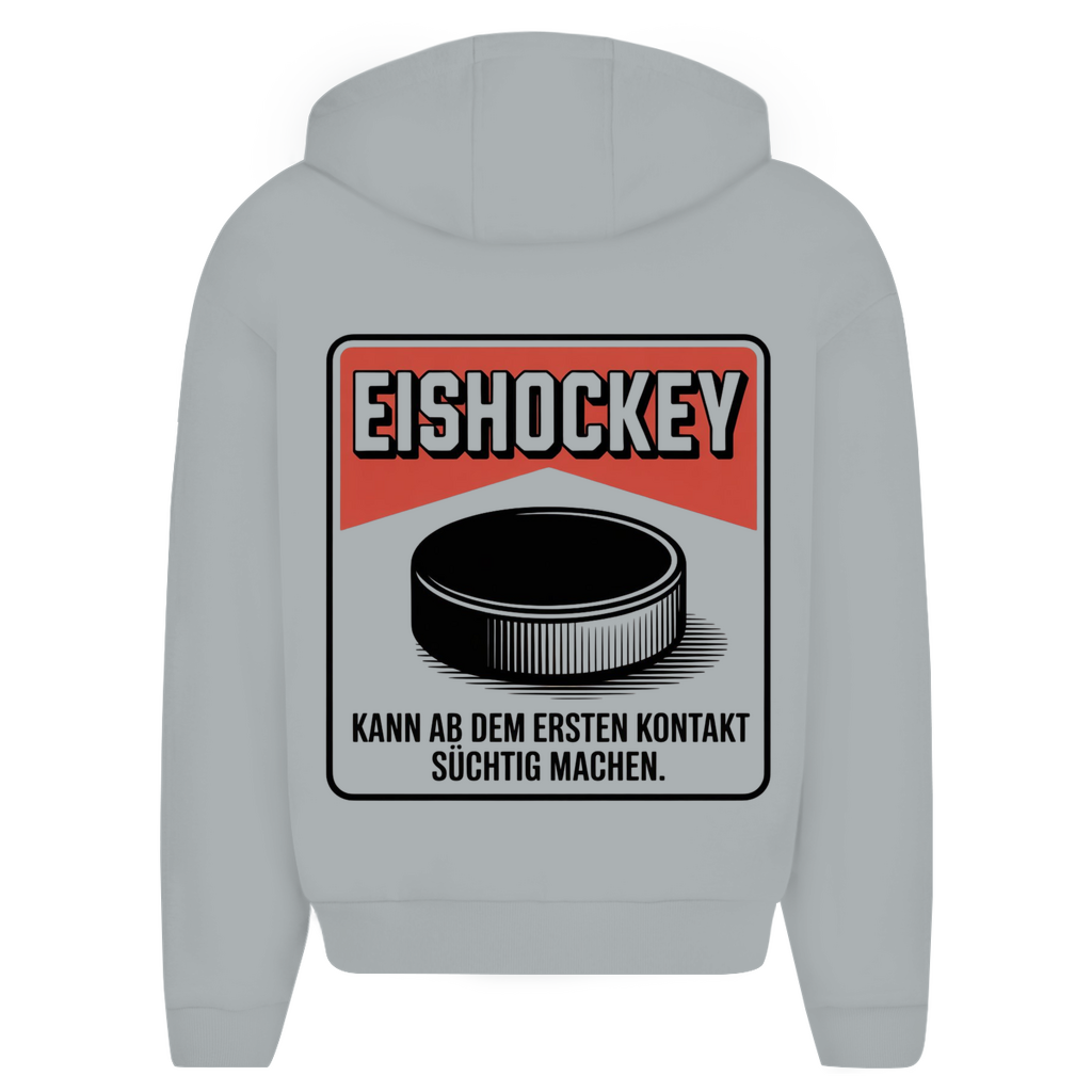 Oversize Zipper EISHOCKEY ZIGARETTENSCHACHTEL (back)