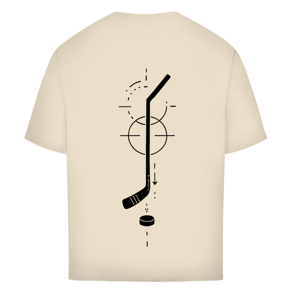 Oversize T-Shirt HOCKEYSTICK MODERN (back)