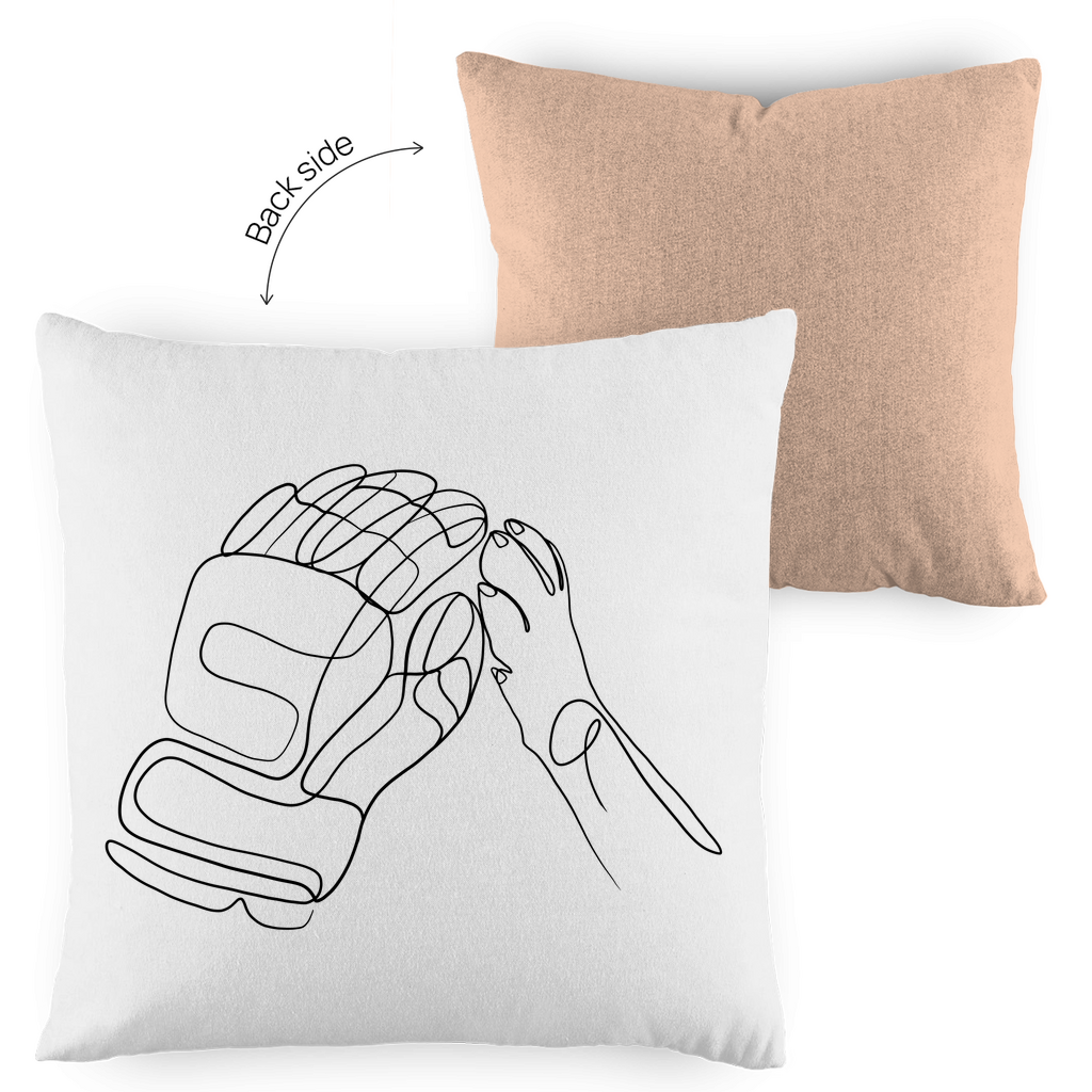 Kopfkissen zweifarbig HOCKEYBUNNY