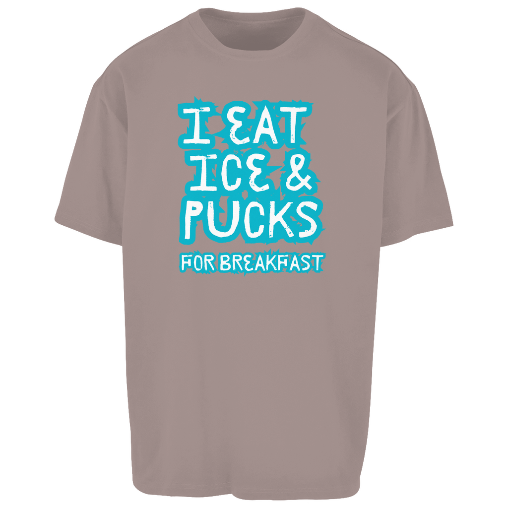 Oversize T-Shirt ICE & PUCKS FOR BREAKFAST