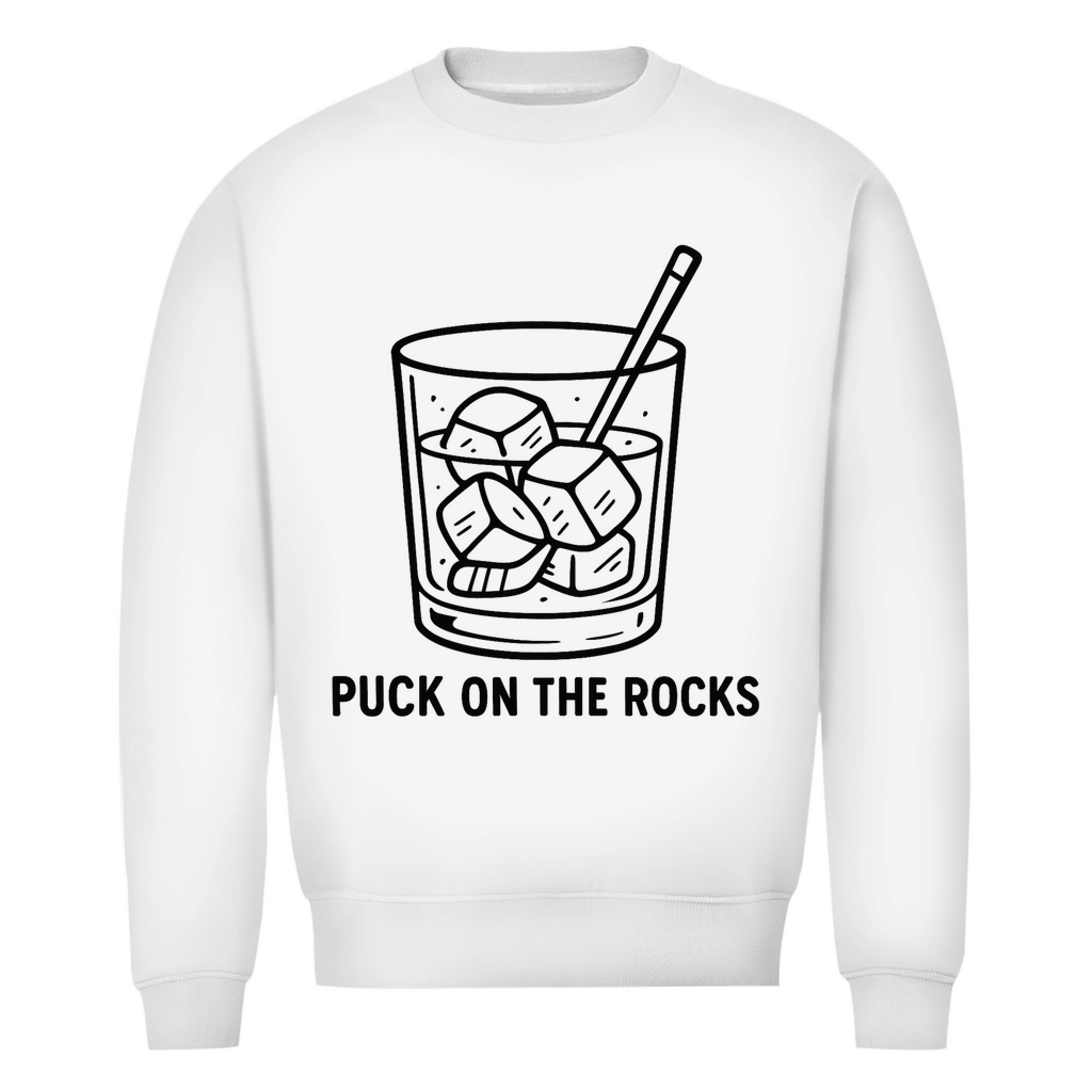 Unisex Sweatshirt  PUCK ON THE ROCKS