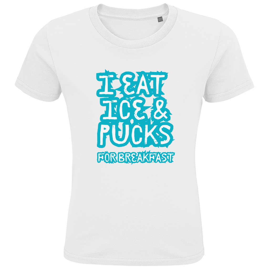 Kids T-Shirt ICE & PUCKS FOR BREAKFAST
