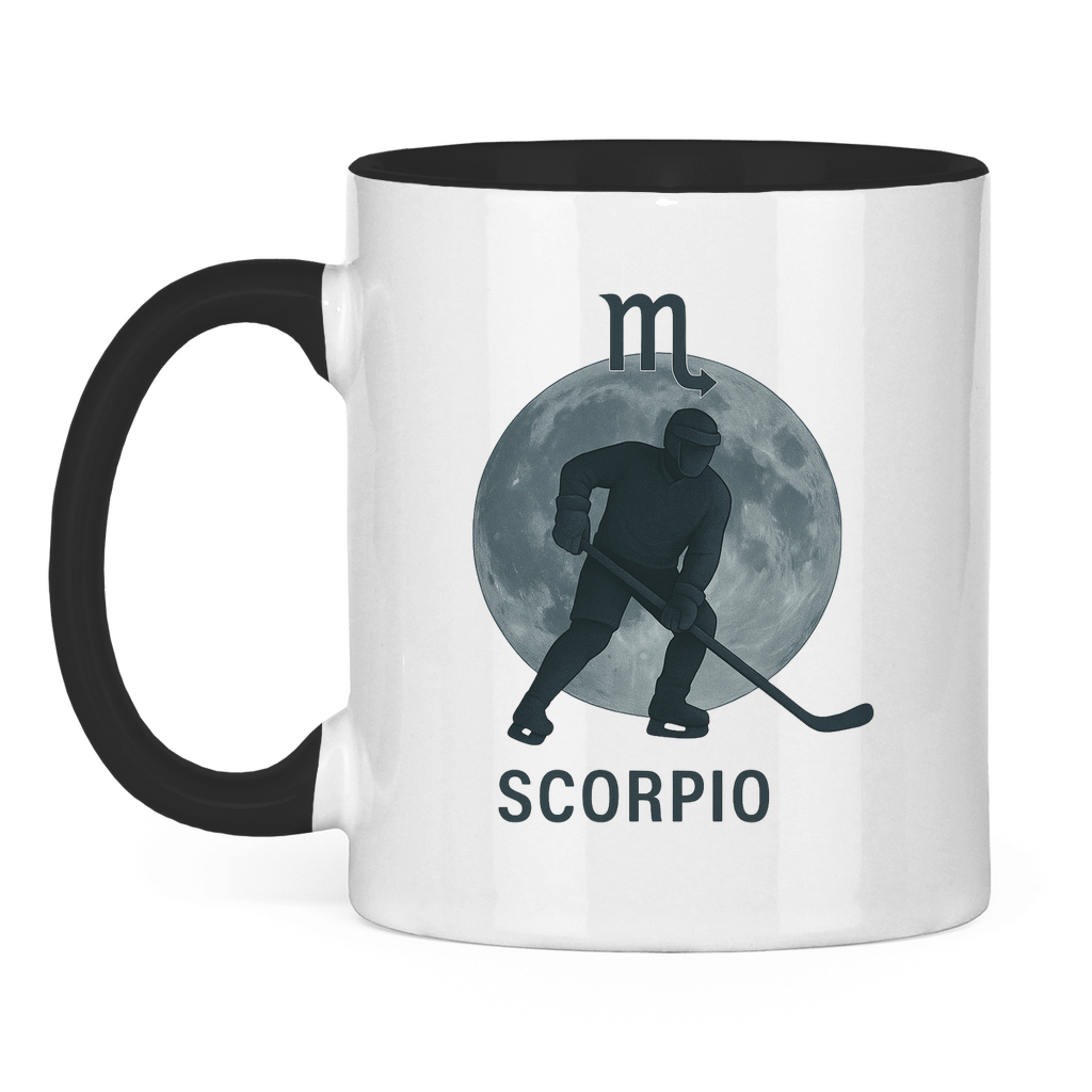 Tasse zweifarbig STERNZEICHEN SCORPIO / SKORPION