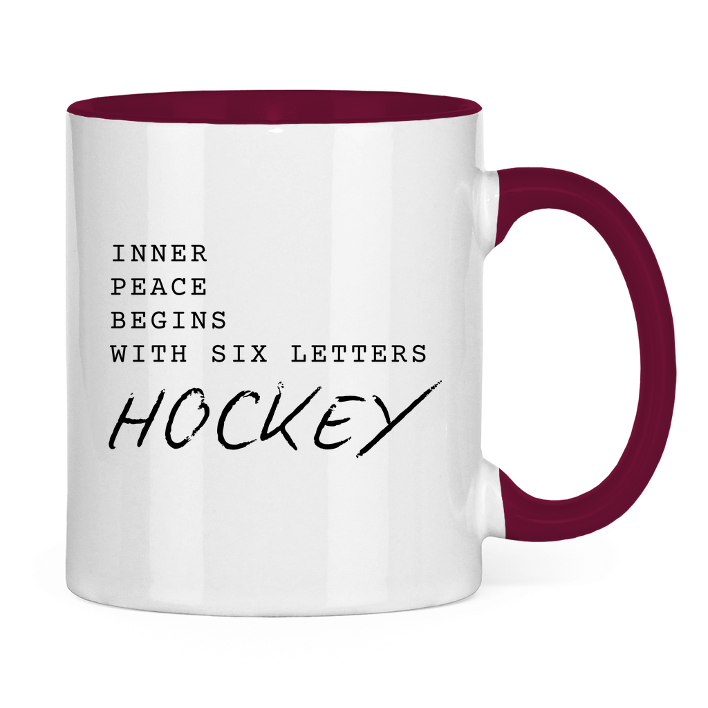 Tasse zweifarbig INNER PEACE