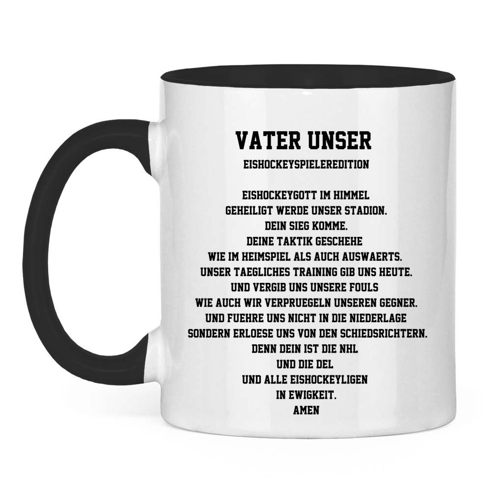 Tasse zweifarbig VATER UNSER SPIELER