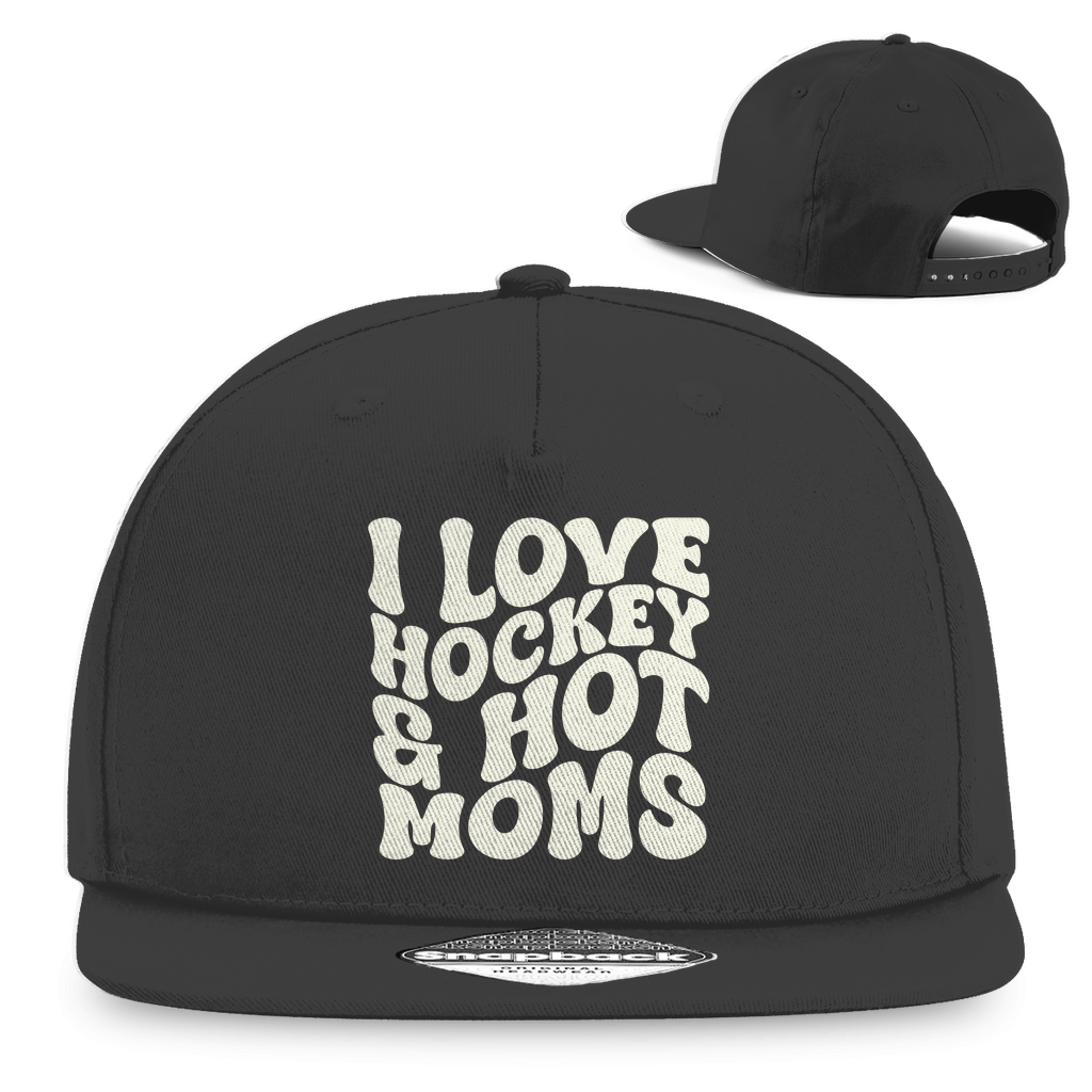 Snapback I LOVE HOCKEY & HOT MOMS