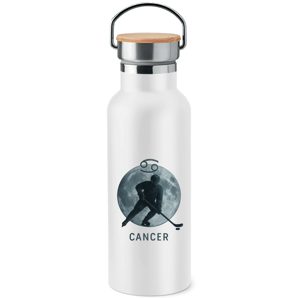 Edelstahl-Trinkflasche STERNZEICHEN CANCER / KREBS