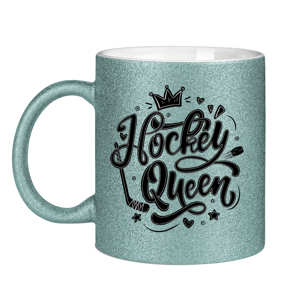Glitzertasse HOCKEYQUEEN II