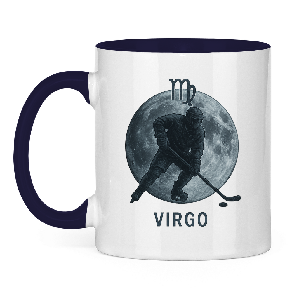 Tasse zweifarbig STERNZEICHEN VIRGO / JUNGFRAU