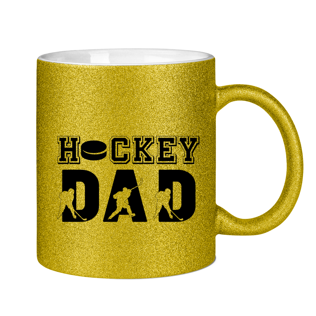 Glitzertasse HOCKEYDAD SPIELER