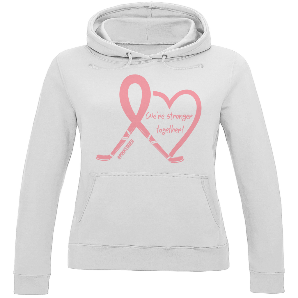 Ladies Hoodie PINKTOBER STRONGER TOGETHER