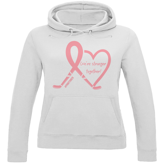 Ladies Hoodie PINKTOBER STRONGER TOGETHER