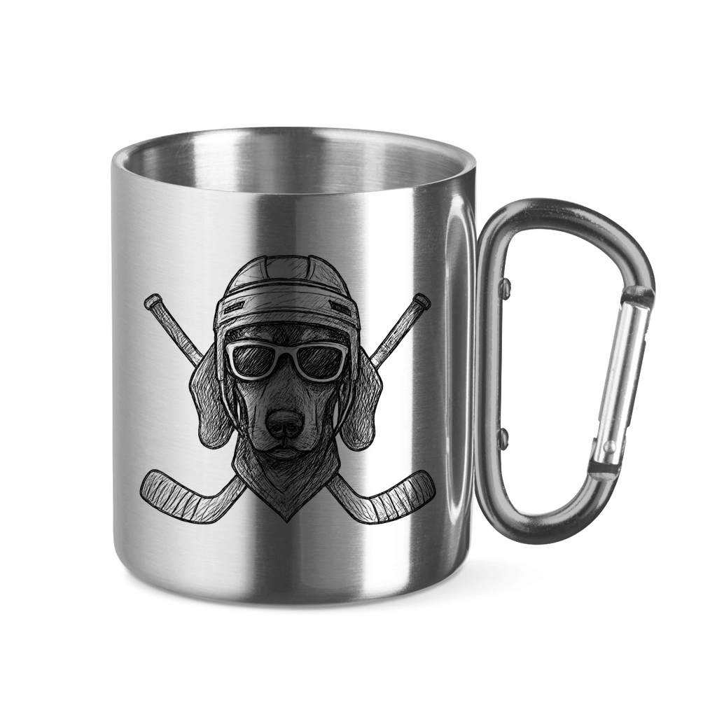Edelstahltasse COOL HOCKEYDOG