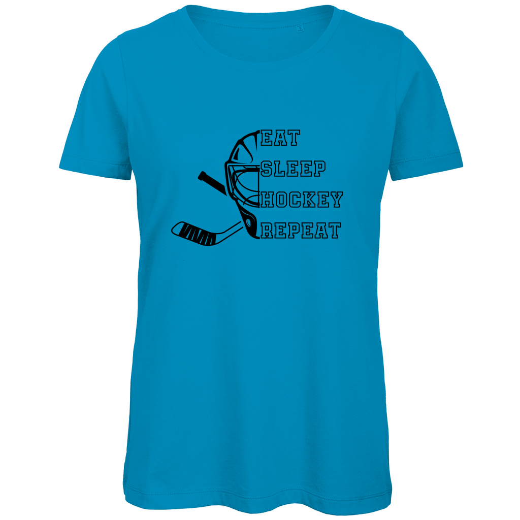 Ladies T-Shirt EAT, SLEEP GOALIE