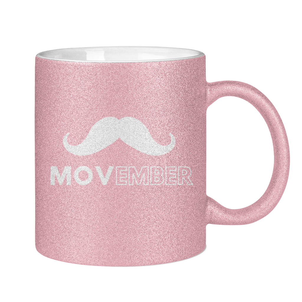 Glitzertasse MOVEMBER