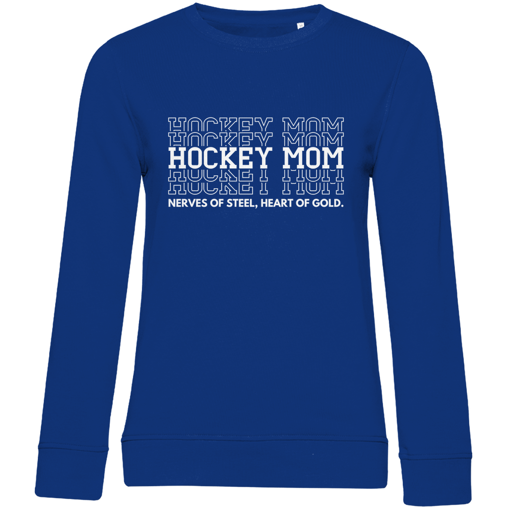 Ladies Sweatshirt HOCKEYMOM NERVES & HEART