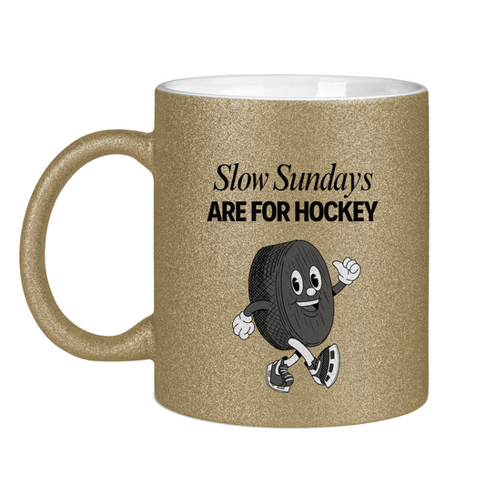 Glitzertasse SLOW SUNDAYS