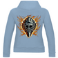 Ladies Hoodie BURNING MASK (back)