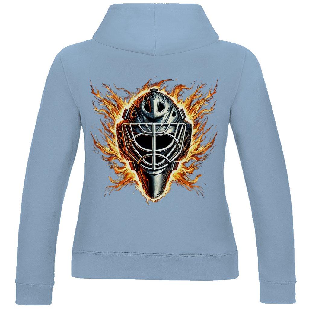 Ladies Hoodie BURNING MASK (back)